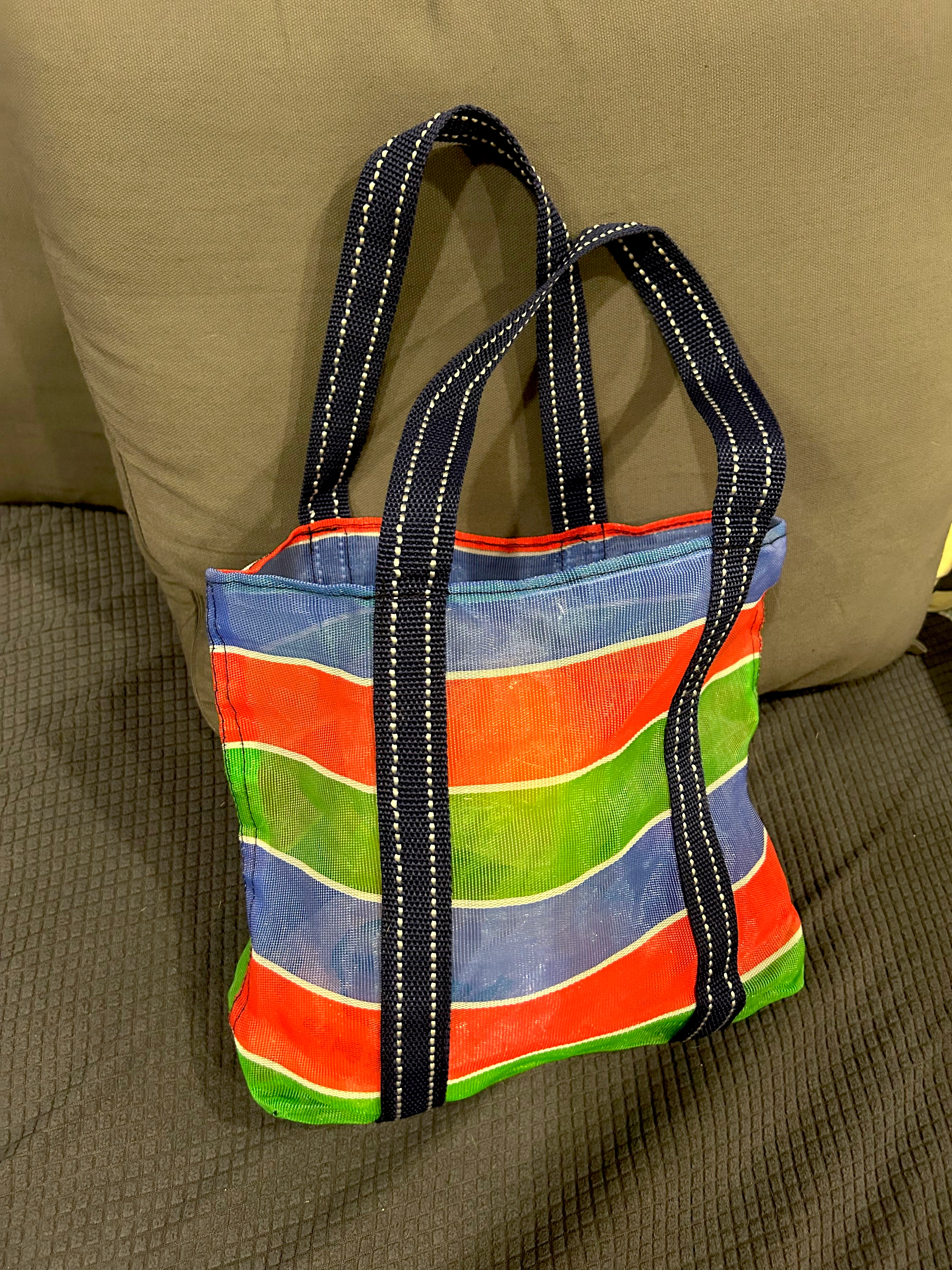 Bag handle webbing